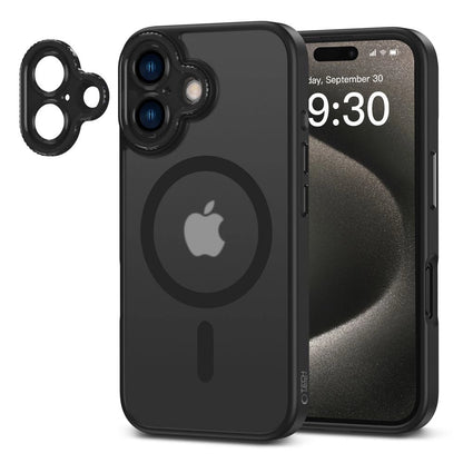 Tech-Protect MagCam MagSafe iPhone 16 Case - Semi-Transparent_1