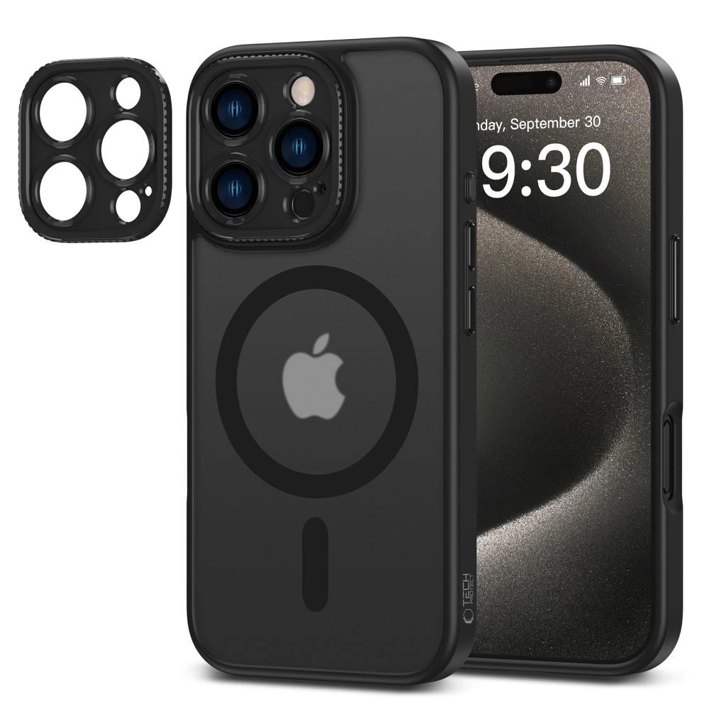 Tech-Protect MagCam MagSafe iPhone 16 Pro Case - Semi-Transparent_2