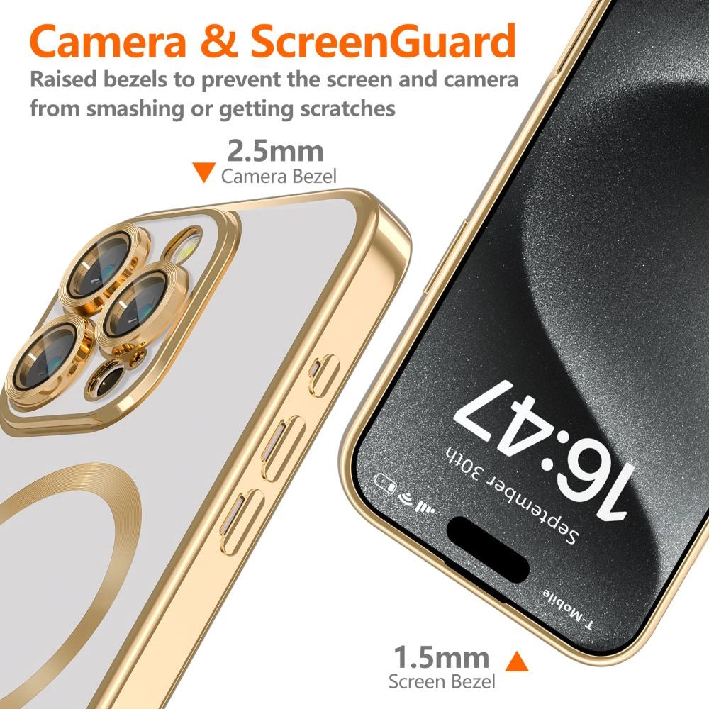 Tech-Protect MagFlex MagSafe iPhone 16 Pro Case - Gold_2