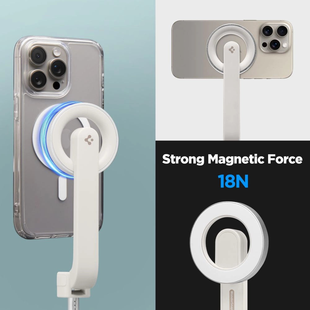 Selfie stick Spigen S571W MagSafe Bluetooth with tripod - beige_7