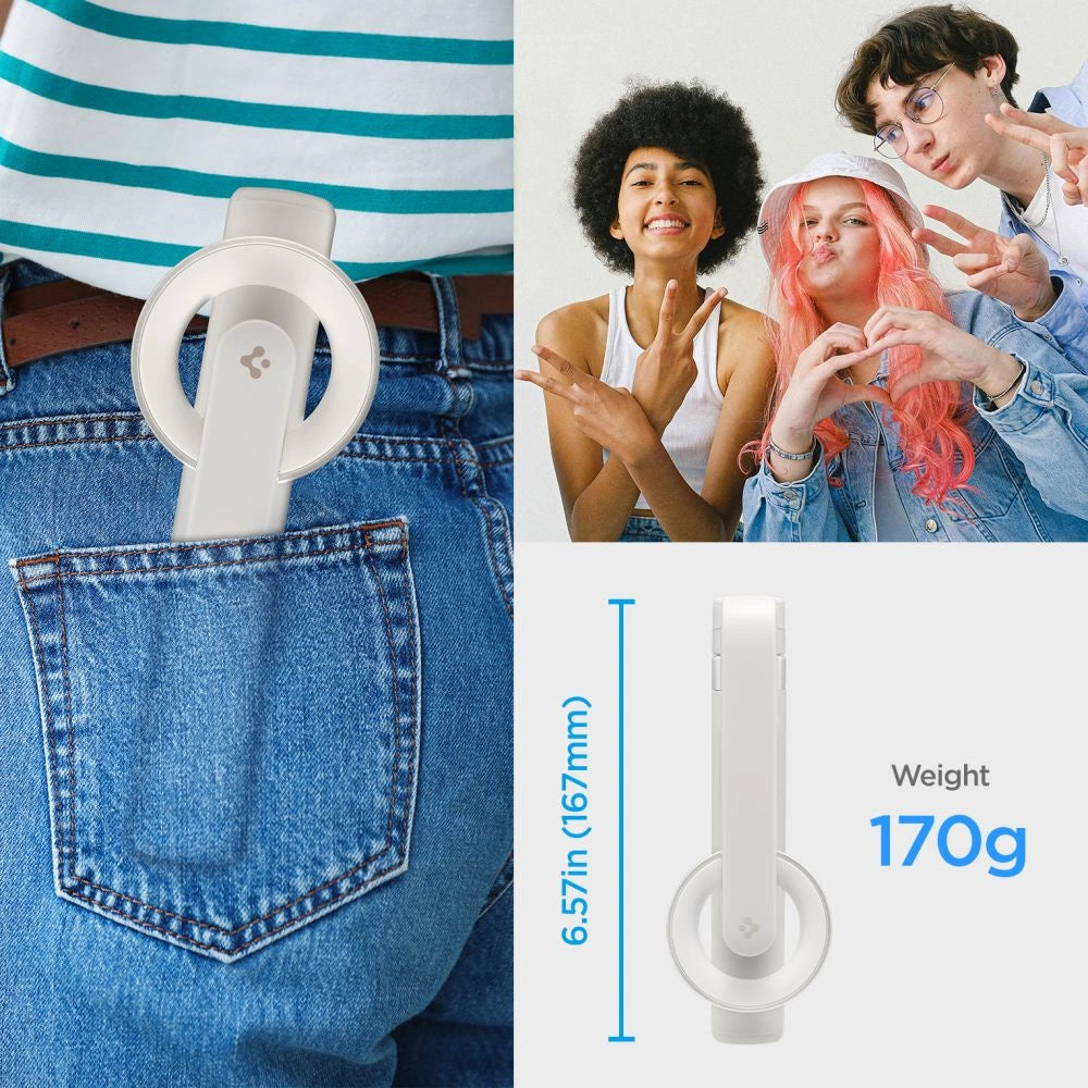 Selfie stick Spigen S571W MagSafe Bluetooth with tripod - beige_8
