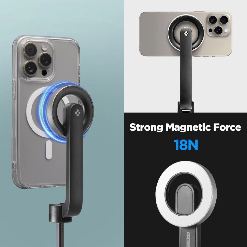 Selfie stick Spigen S580W MagSafe Bluetooth with tripod - black_7