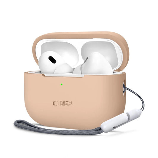Tech-Protect Silicone Case for Apple AirPods Pro 1 / 2 - Beige_0