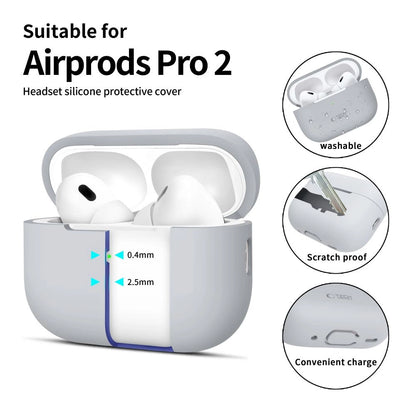 Tech-Protect Silicone Case for Apple AirPods Pro 1 / 2 - Gray_1