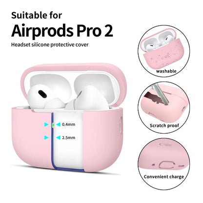 Tech-Protect Silicone Case for Apple AirPods Pro 1 / 2 - Pink_1