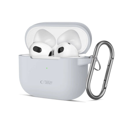 Tech-Protect Silicone Hook Case for Apple AirPods 3 - Gray_0