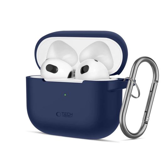 Tech-Protect Silicone Hook Case for Apple AirPods 3 - Blue_0