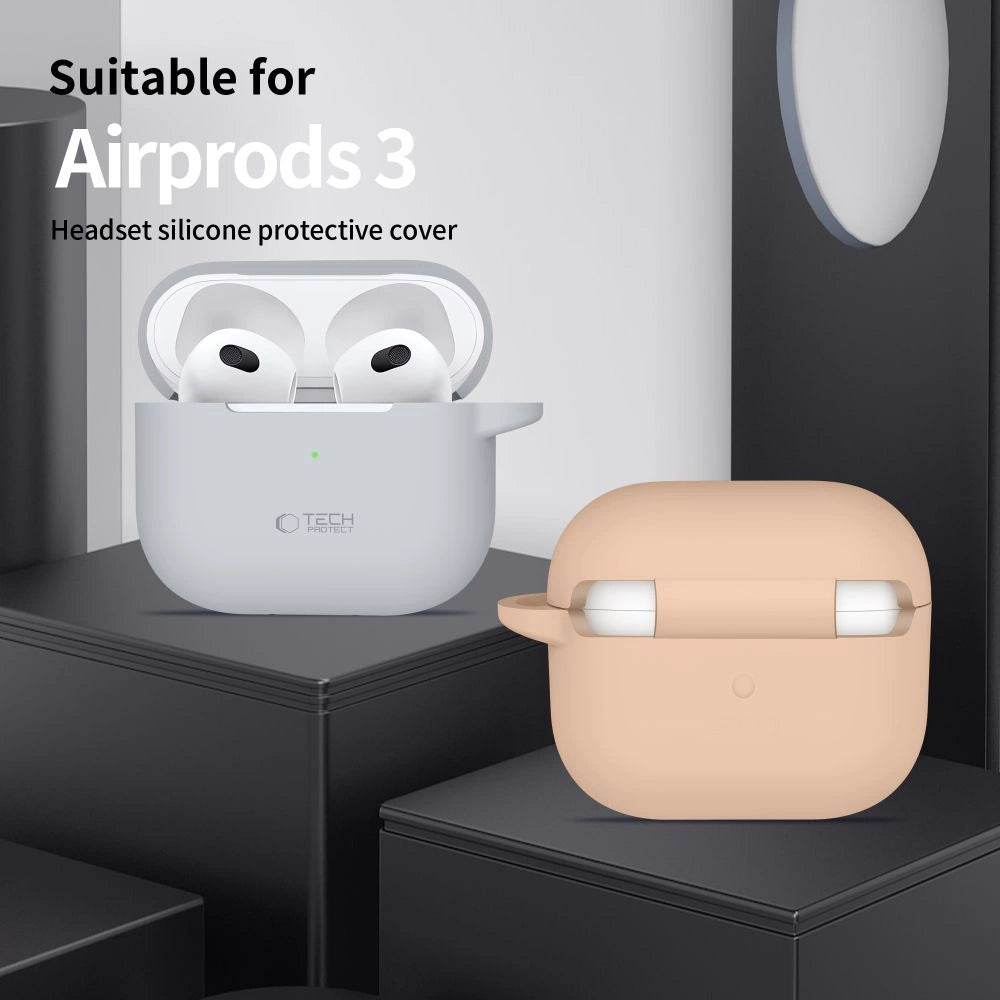 Tech-Protect Silicone Hook Case for Apple AirPods 3 - Blue_3