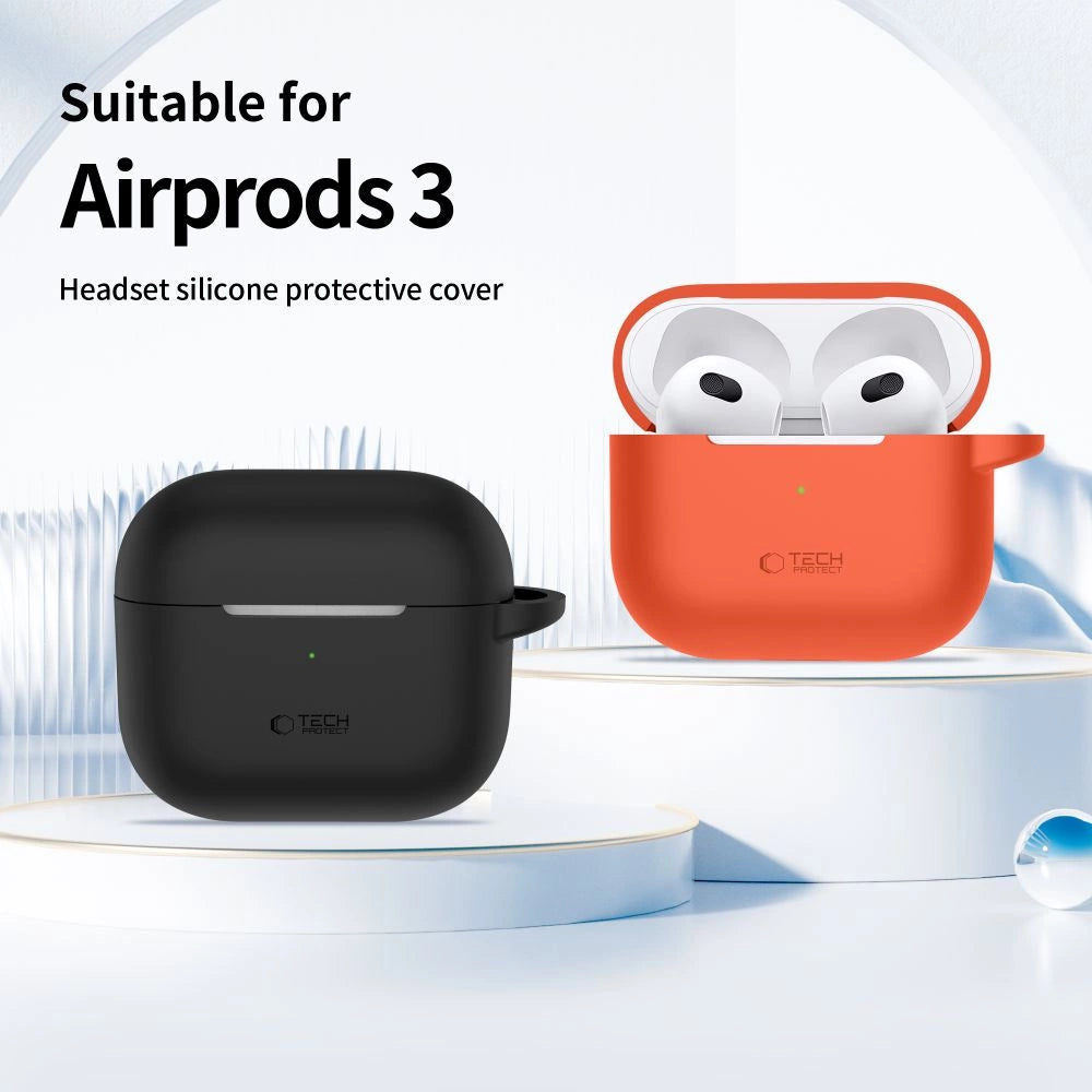 Tech-Protect Silicone Hook Case for Apple AirPods 3 - Green_2