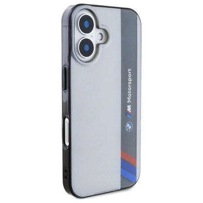 BMW Motosport IML Vertical Stripe iPhone 16 Case - Gray_3