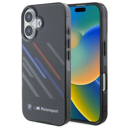 BMW Motosport IML Random Stripes iPhone 16 Case - Black_0
