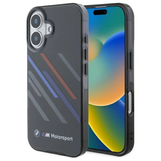 BMW Motosport IML Random Stripes iPhone 16 Case - Black_0
