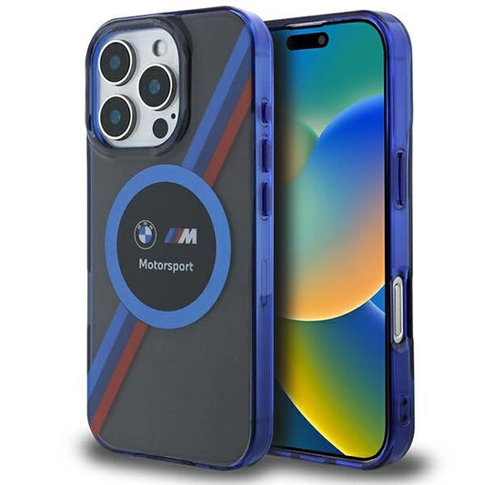 BMW Motosport IML Circle MagSafe Case for iPhone 16 Pro - Black_0