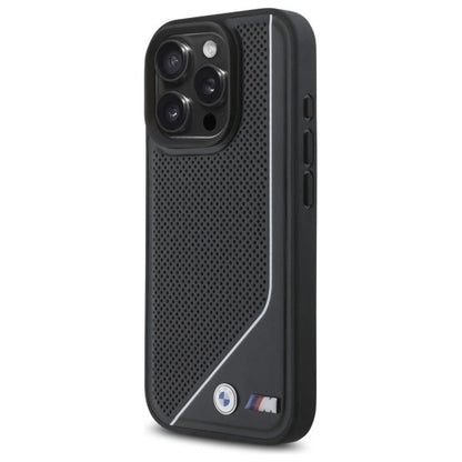 BMW M Perforated Twisted Line MagSafe case for iPhone 16 Pro - black_1