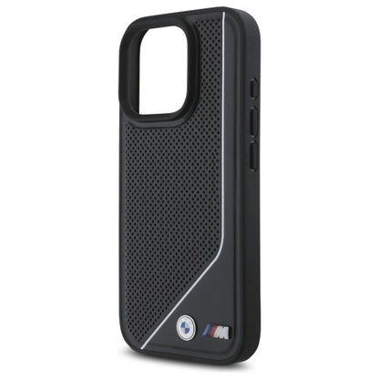 BMW M Perforated Twisted Line MagSafe case for iPhone 16 Pro - black_5