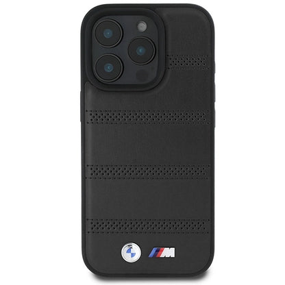 BMW M Perforated And Stitched Line MagSafe case for iPhone 16 Pro - black_2