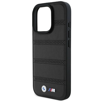 BMW M Perforated And Stitched Line MagSafe case for iPhone 16 Pro - black_5