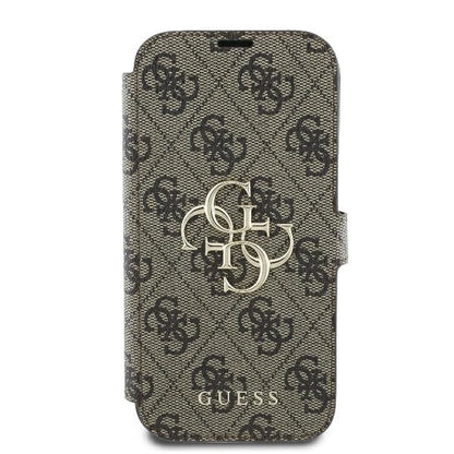 Guess 4G Metal Logo iPhone 16 Pro Max Case - Brown_2
