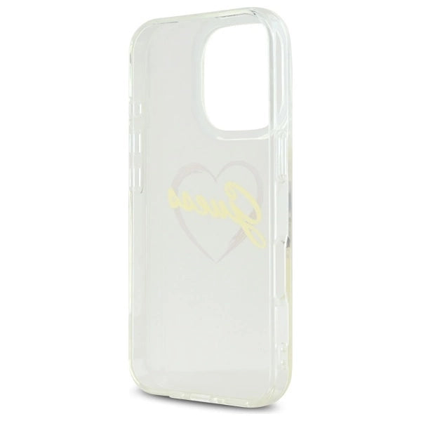 Guess IML Heart Case for iPhone 16 Pro - Transparent_6