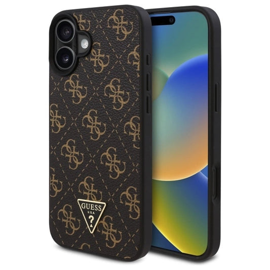 Guess New 4G Triangle Case for iPhone 16 Plus - Black_0