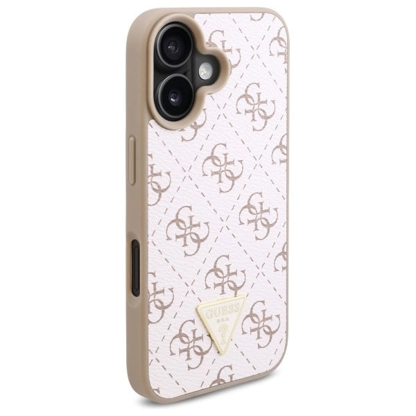 Guess New 4G Triangle iPhone 16 Case - White_1