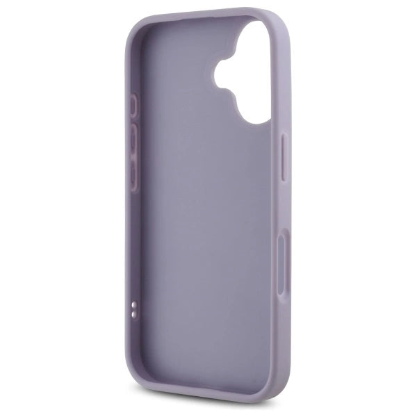 Guess Quilted Metal Logo case for iPhone 16 - light purple_6