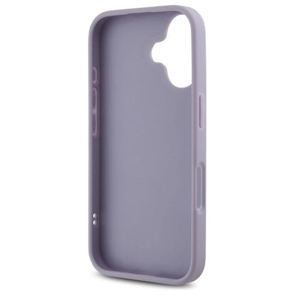 Guess Quilted Metal Logo case for iPhone 16 - light purple_6