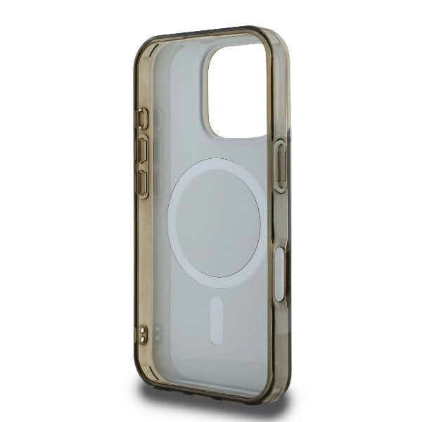 Guess IML 4G Background MagSafe iPhone 16 Pro Case - Brown_6