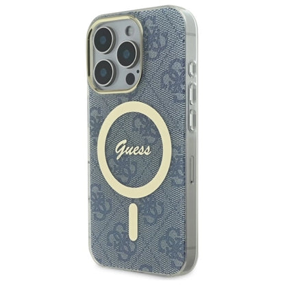 Guess IML 4G MagSafe iPhone 16 Pro Case - Blue_1