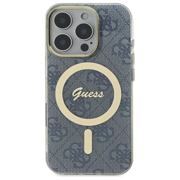 Guess IML 4G MagSafe iPhone 16 Pro Case - Blue_2