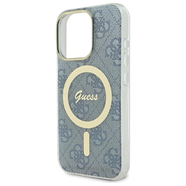 Guess IML 4G MagSafe iPhone 16 Pro Case - Blue_5