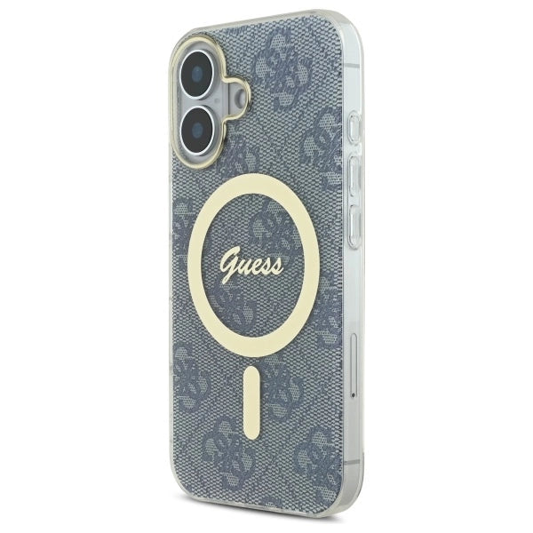 Guess IML 4G MagSafe iPhone 16 Case - Blue_1