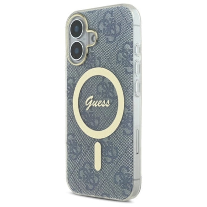 Guess IML 4G MagSafe iPhone 16 Case - Blue_1