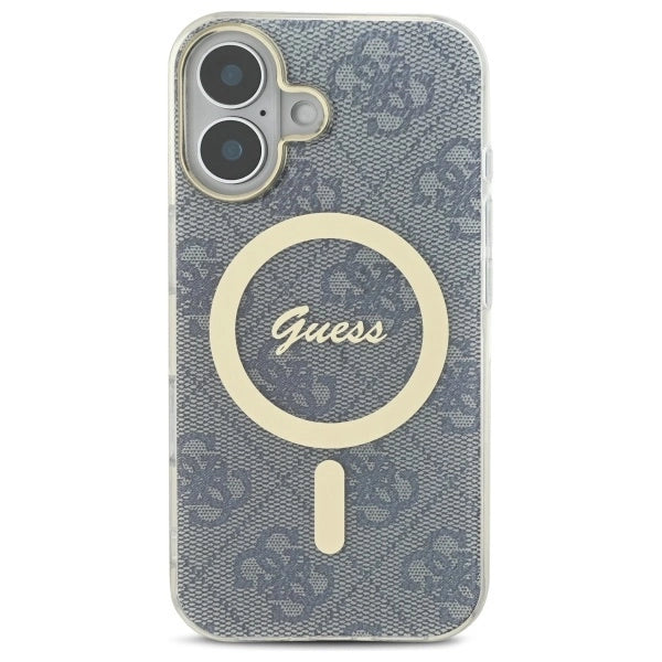 Guess IML 4G MagSafe iPhone 16 Case - Blue_2