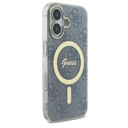 Guess IML 4G MagSafe iPhone 16 Case - Blue_3