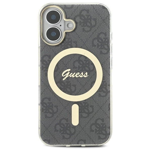 Guess IML 4G MagSafe iPhone 16 Case - Black_2