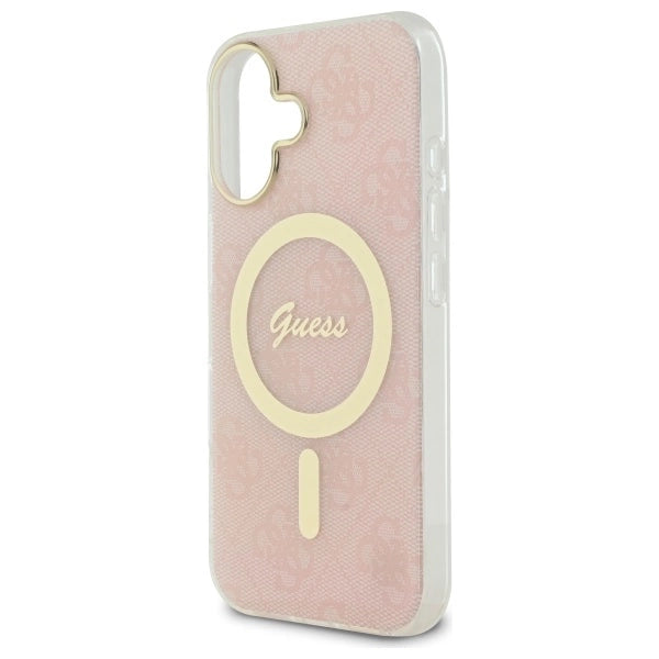 Guess IML 4G MagSafe iPhone 16 Case - Pink_5