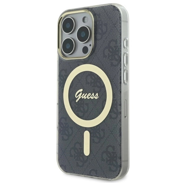 Guess IML 4G MagSafe Case for iPhone 16 Pro Max - Black_1