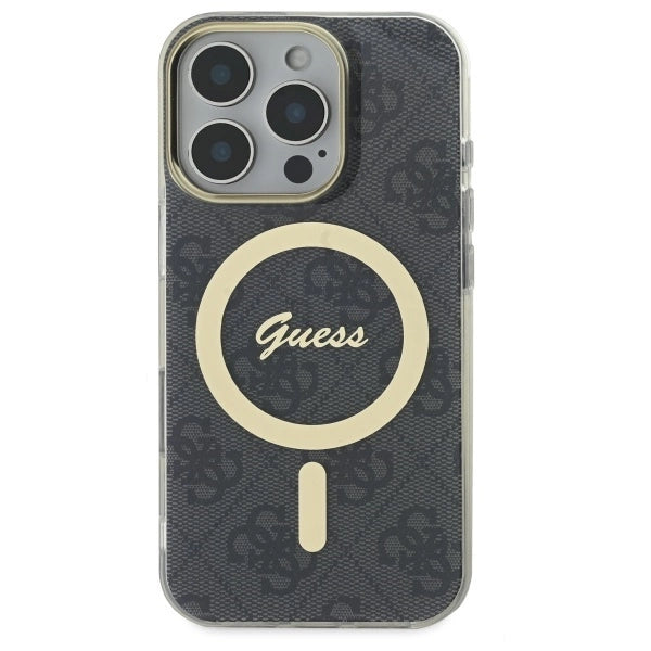 Guess IML 4G MagSafe Case for iPhone 16 Pro Max - Black_2