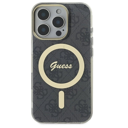 Guess IML 4G MagSafe Case for iPhone 16 Pro Max - Black_2