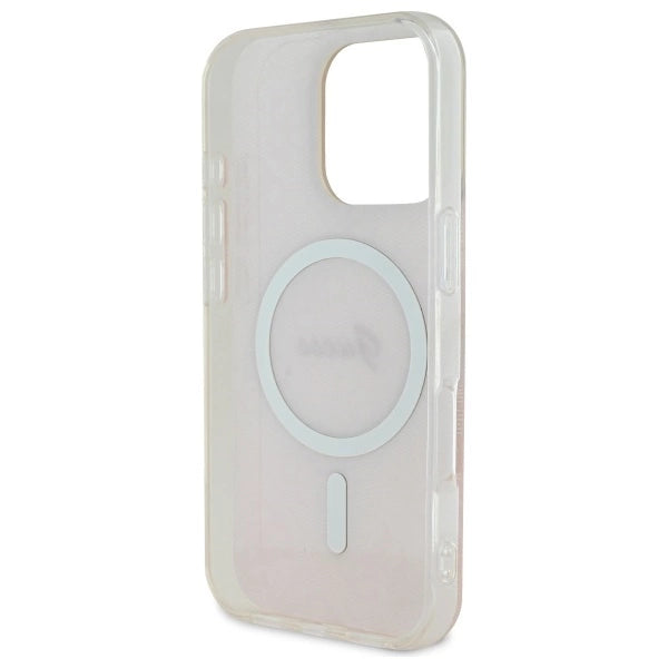 Guess IML 4G MagSafe Case for iPhone 16 Pro Max - Pink_6