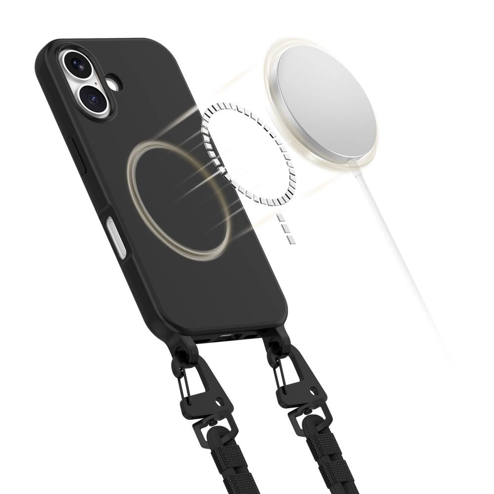 Tech-Protect MagNecklace MagSafe iPhone 16 Case - Black_3