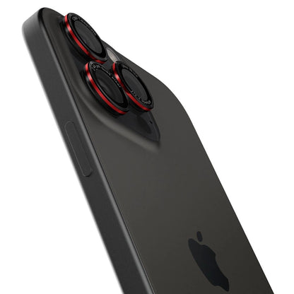 Spigen Optik Pro L-Series Glas.tR EZ Fit Tempered Glass for iPhone 14 Pro / Pro Max / 15 Pro / Pro Max / 16 Pro / 16 Pro Max Camera - Black_4