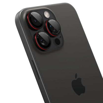 Spigen Optik Pro L-Series Glas.tR EZ Fit Tempered Glass for iPhone 14 Pro / Pro Max / 15 Pro / Pro Max / 16 Pro / 16 Pro Max Camera - Black_6