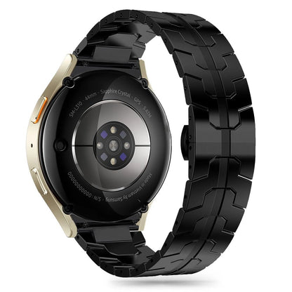 Tech-Protect Stainless Line Strap for Samsung Galaxy Watch 4 / 5 / 5 PRO / 6 / 7 / FE - Black_1