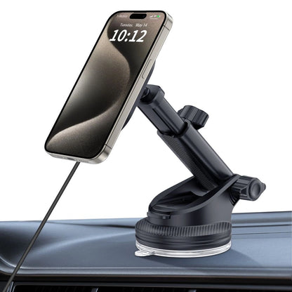 Tech-Protect MM15W-V6 15W Car Charger Holder with MagSafe for Dashboard and Air Vent - Black_7
