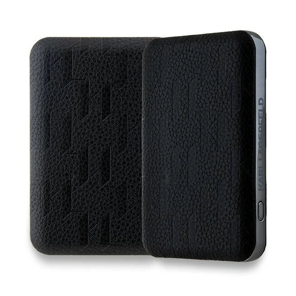 Karl Lagerfeld Powerbank inductive KLPB5FPGKSCHHK 16W 5000mAh black/black Choupette Head Pin MagSafe_2