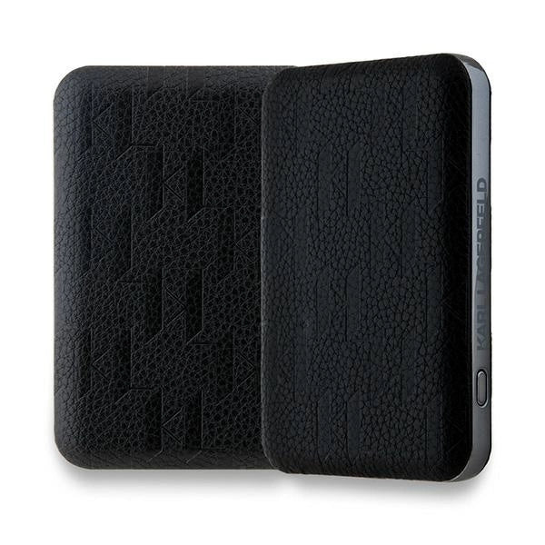 Karl Lagerfeld Powerbank inductive KLPB5FPGKSKCHK 16W 5000mAh black/black Karl&amp;Choupette Head Pin MagSafe_2