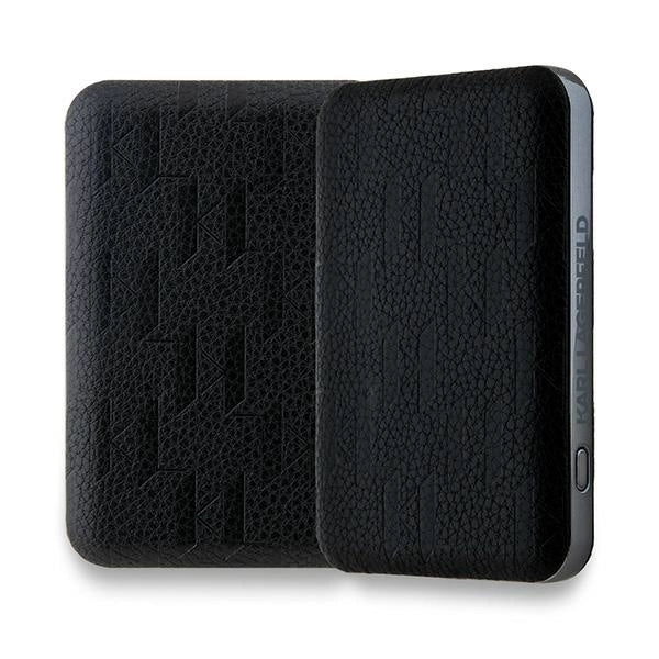 Karl Lagerfeld Powerbank inductive KLPB5FPGKSKIHK 16W 5000mAh black/black Karl Head Pin MagSafe_2