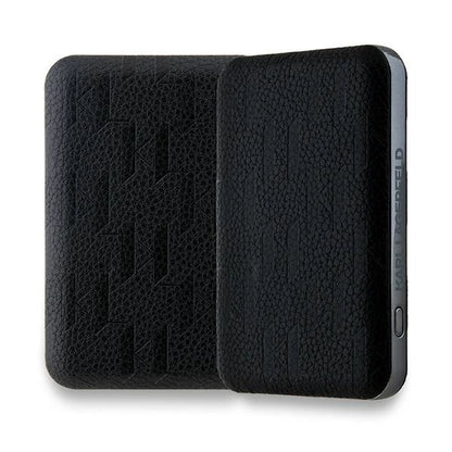 Karl Lagerfeld Powerbank inductive KLPB5FPGKSKIHK 16W 5000mAh black/black Karl Head Pin MagSafe_2